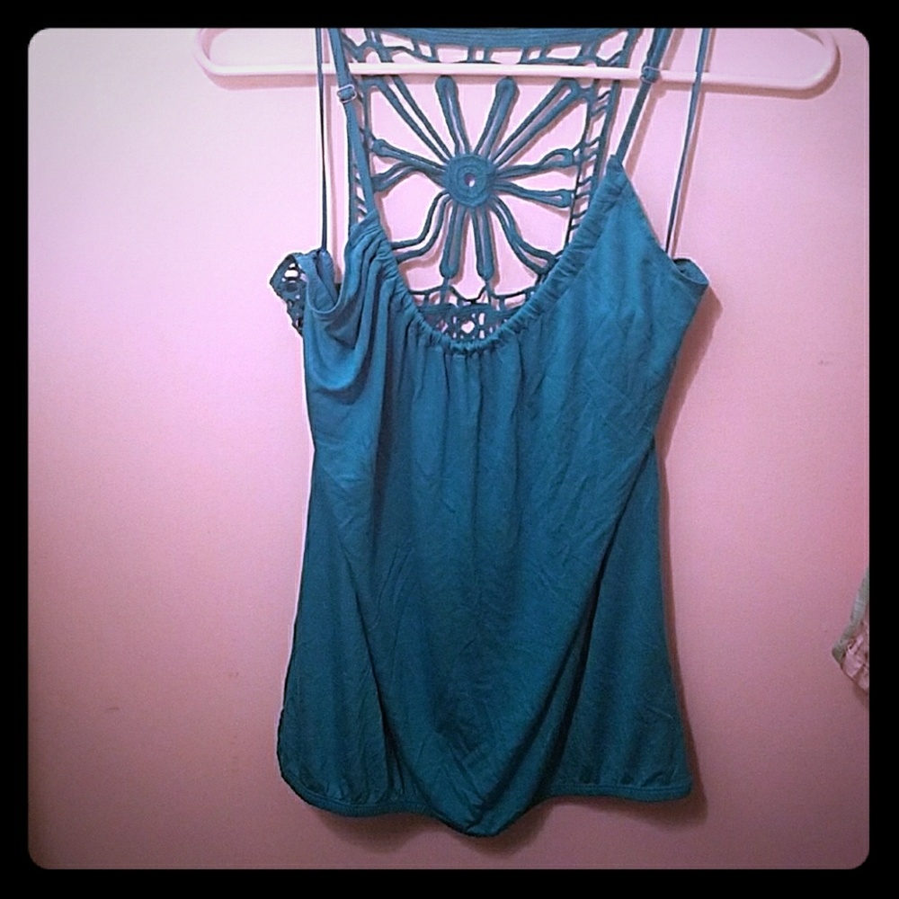 *never worn, NWT* Turquoise Express tank